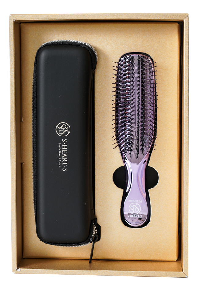 S-Heart-S набор (расческа scalp brush premium purple + чехол) в Москве ...
