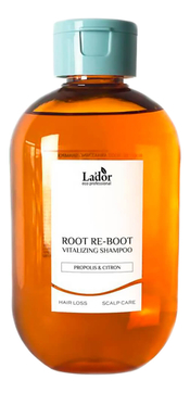 Шампунь для волос с прополисом и цитроном Root Re-Boot Vitalizing Shampoo 300мл