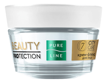 Чистая линия Крем-флюид для лица с гиалуроновой кислотой и витаминами C и E Beauty Protection