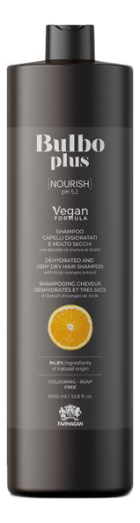 Шампунь для обезвоженных и очень сухих волос Bulbo Plus Nourish: Шампунь 1000мл