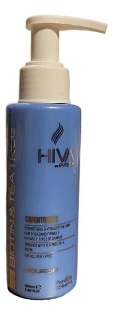 Кондиционер для волос Hiva Biotin Tea Tree Conditioner: Кондиционер 100мл кондиционер для волос evoque hiva biotin tea tree 100 мл