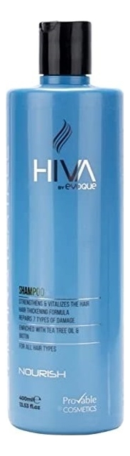 Шампунь для волос Hiva Biotin Tea Tree Shampoo: Шампунь 400мл шампунь для волос evoque hiva biotin tea tree 1000 мл