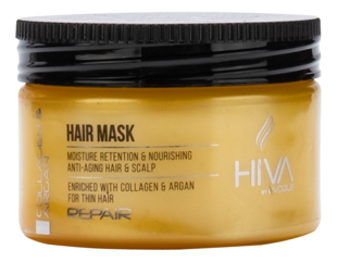 Маска для волос Hiva Collagen Argan Hair Mask