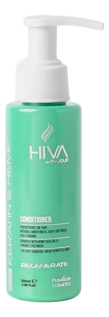 Кондиционер для волос Hiva Keratin & Hemp Conditioner: Кондиционер 100мл
