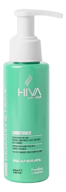 Кондиционер для волос Hiva Keratin & Hemp Conditioner: Кондиционер 100мл