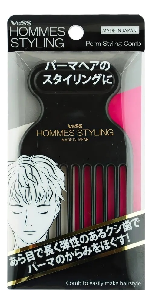 Гребень для спутанных и вьющихся волос Hommes Styling Perm Comb
