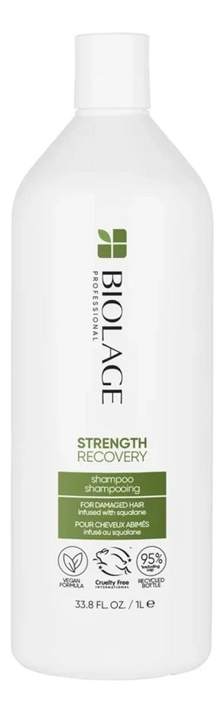 Шампунь для восстановления и укрепления поврежденных волос Biolage Strength Recovery Shampoo: Шампунь 1000мл