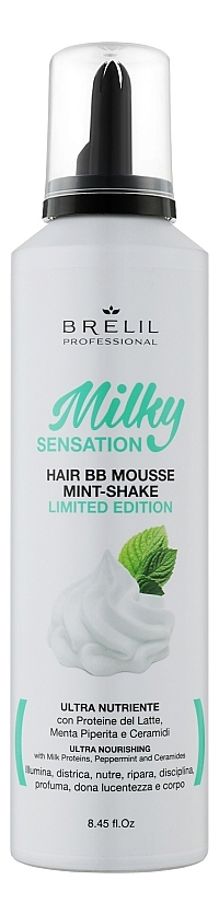 Питательный мусс для волос Milky Sensation Hair BB Mousse Mint-Shake: Мусс 250мл