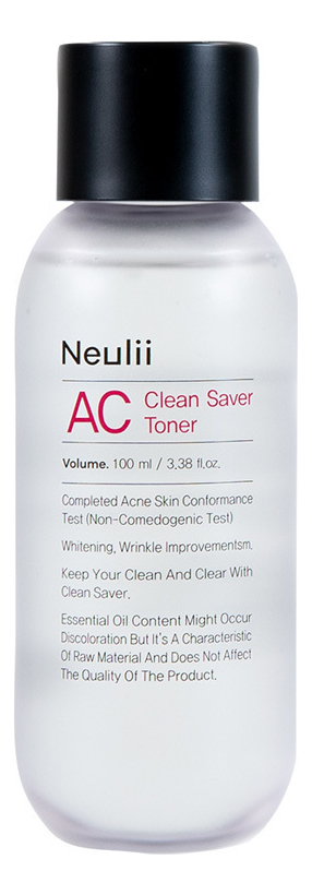 Тонер для проблемной кожи AC Clean Saver Toner 100мл тонер для проблемной и чувствительной кожи neulii ac clean saver toner 100 мл