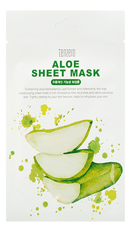 TENZERO тканевая маска с экстрактом алоэ aloe sheet mask 25мл в Москве ...