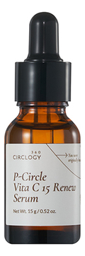 Сыворотка для лица с витамином С и феруловой кислотой Circlogy P-Circle Vita C 15 Renew Serum 15г