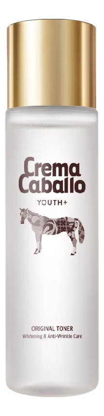 Антивозрастной тонер для лица с лошадиным жиром Crema Caballo Youth+ Original Toner 150мл антивозрастной крем для лица с лошадиным жиром crema caballo youth premium horse cream 70мл