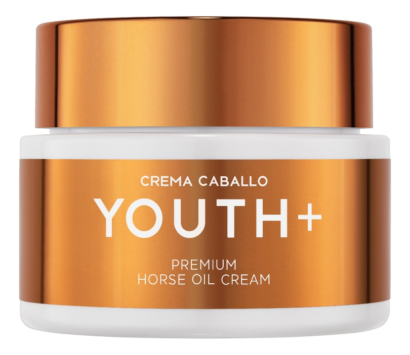 Антивозрастной крем для лица с лошадиным жиром Crema Caballo Youth+ Premium Horse Cream 70мл