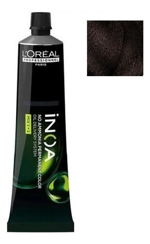 Безаммиачная краска для волос Inoa Oil Delivery System 60г: 4.35 Шатен золотистый красное дерево
