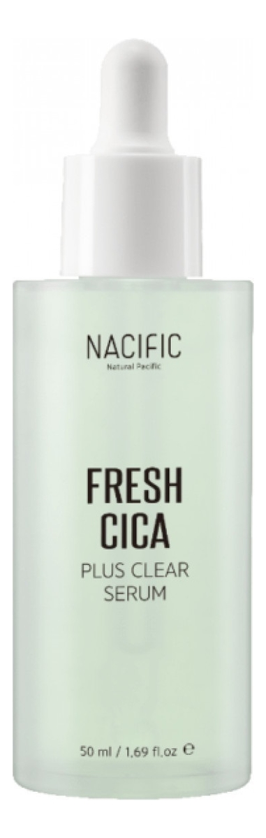Успокаивающая сыворотка для лица с экстрактом центеллы азиатской Fresh Cica Plus Clear Serum: Сыворотка 50мл