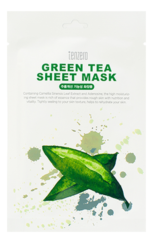 Тканевая маска с экстрактом зеленого чая Green Tea Sheet Mask 25мл