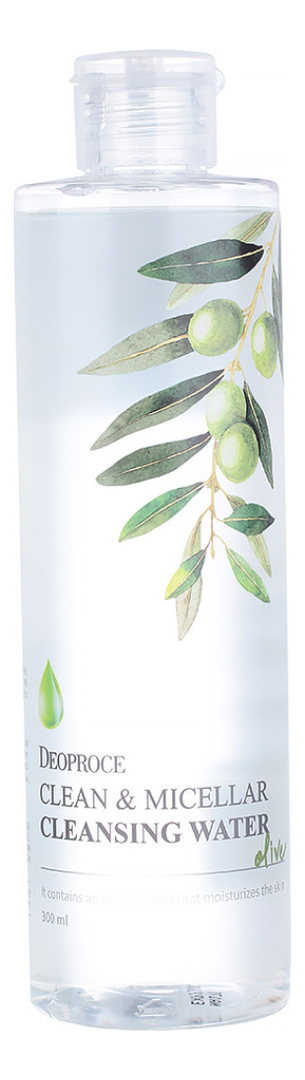 Мицеллярная вода с экстрактом оливы Clean & Micellar Cleansing Water Olive 300мл