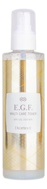 Антивозрастной тонер для лица с пептидами E.G.F. Multi Care Toner 210мл