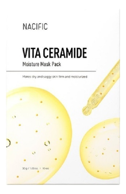 Тканевая маска для лица Vita Ceramide Moisture Mask Pack 30г: Маска 1шт