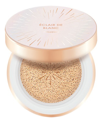 

Увлажняющий кушон с эффектом сияния Estheroce Eclair De Blanc Cushion SPF50+ PA+++ 2*14г: 23 Natural Blanc, Увлажняющий кушон с эффектом сияния Estheroce Eclair De Blanc Cushion SPF50+ PA+++ 2*14г