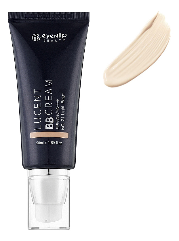 Увлажняющий BB крем для лица Lucent Cream SPF50+ PA+++ 50мл: 21 Light Beige