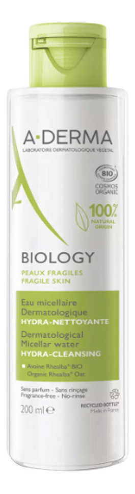 A-DERMA дерматологическая мицеллярная вода biology dermatological ...