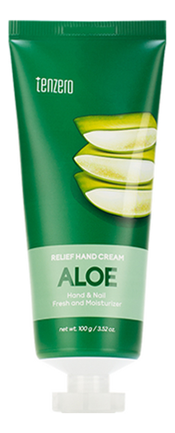 Крем для рук с экстрактом алоэ Relief Hand Cream Aloe 100г крем для рук с экстрактом алоэ и вербены hand cream organic bio aloe
