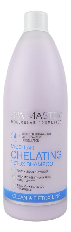 Мицеллярный хелатирующий детокс шампунь для волос Clean & Detox Line Micellar Chelating Shampoo: Шампунь 970мл
