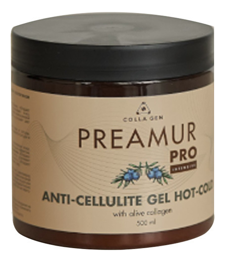 Антицеллюлитное обертывание для тела Intensive Preamur Pro Anti-Cellulite Gel Hot-Cold 500мл