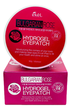 Ekel Гидрогелевые патчи для кожи вокруг глаз с экстрактом болгарской розой Hydrogel Eye Patch Bulgarian Rose 60шт