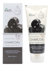 Ekel Пилинг-скатка для лица с древесным углем Charcoal Natural Clean Peeling Gel