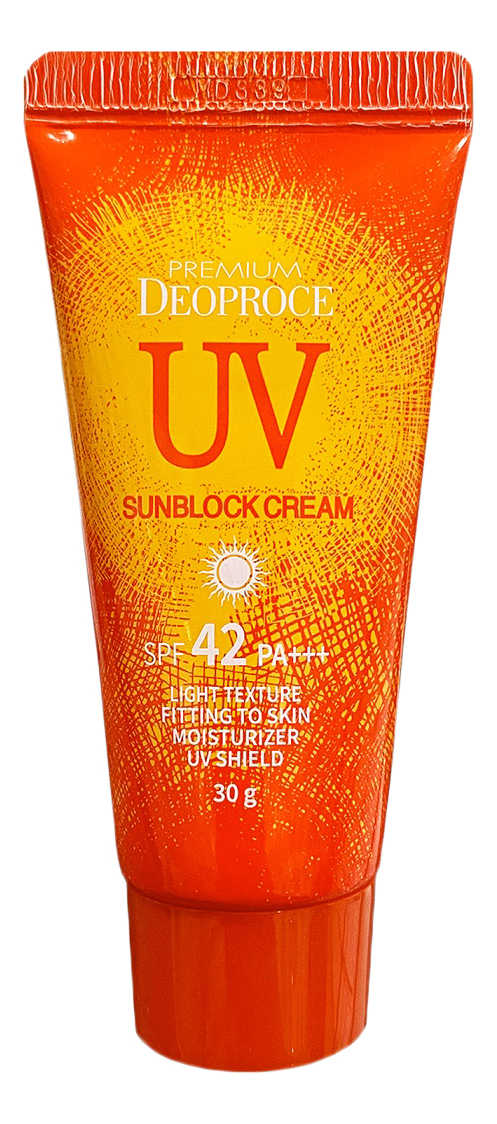 Крем солнцезащитный для лица и тела Premium UV Sunblock Cream SPF42 PA+++: Крем 30г