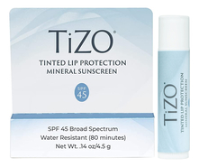 TIZO Солнцезащитный крем для губ Tinted Lip Protection SPF45 4,5г