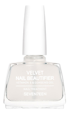 Seventeen Укрепляющая матовая база для ногтей Velvet Nail Beautifier 12мл