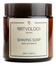 BRITVOLOGY Крем-мыло для бритья с кокосовым маслом Shaving Soap 100мл