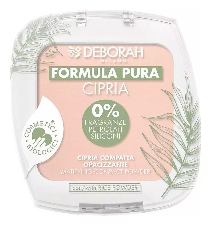 Deborah Milano пудра для лица матирующая formula pura matifying compact ...