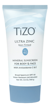 Солнцезащитный крем для лица и тела Ultra Zinc Mineral Sunscreen For Body & Face SPF40 100г