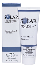 TIZO Солнцезащитный крем для чувствительной кожи Solar Protection Formula Gentle Mineral Sunscreen SPF 58 70г