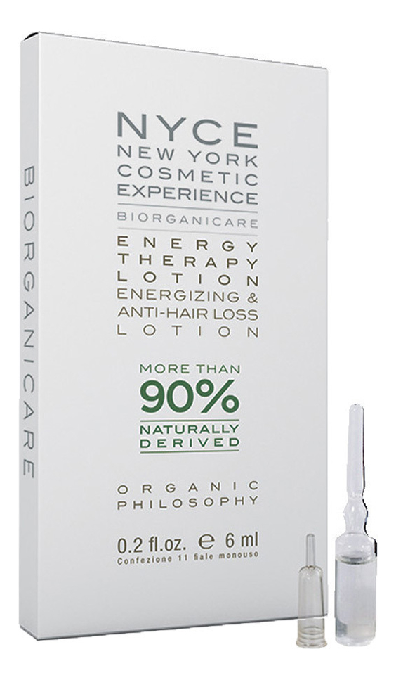 Лосьон  против выпадения волос Biorganicare Energy Therapy Lotion Energizing Anti-Hair Loss 11*6мл