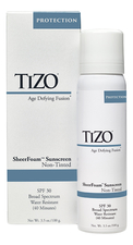 TIZO Солнцезащитная пенка для лица Sheer Foam Sunscreen SPF30 100г