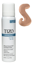 TIZO Солнцезащитная пенка для лица Sheer Foam Sunscreen SPF30 100г