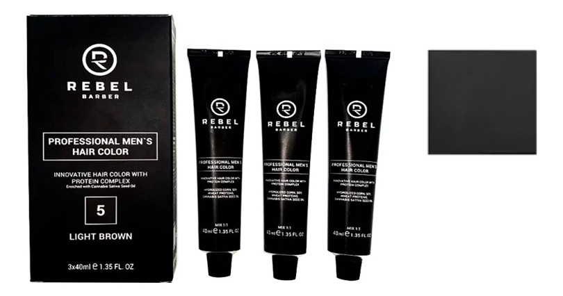 Краска для волос Professional Men`s Hair Color 3*40мл: Light Brown