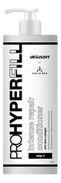 Интенсивно восстанавливающий кондиционер для волос с живым коллагеном Hyperfill Pro Intense Repair Conditioner 1000мл
