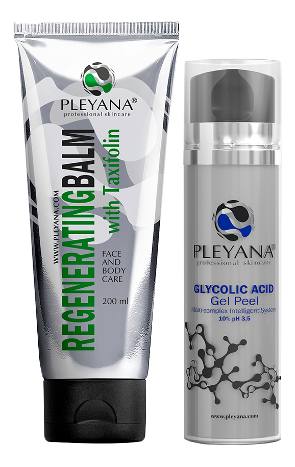 Комплекс для пилинга кожи головы Mini (гель-пилинг с гликолевой кислотой 10% 120мл + бальзам регенерирующий с дигидрокверцетином 200мл)