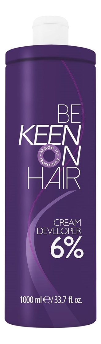 Крем-окислитель для волос, бровей и ресниц Cream Developer 6%: Крем-окислитель 1000мл крем окислитель для волос бровей и ресниц cream developer 9% крем окислитель 1000мл