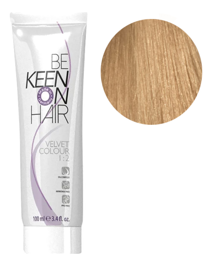 Стойкая крем-краска для волос без аммиака Velvet Color 100мл: 9.0 Hellblond