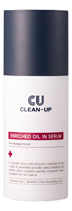 Омолаживающая сыворотка для лица с церамидами и пептидами Clean-Up Enriched Oil In Serum 30мл