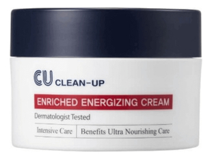 Концентрированный антивозрастной крем для лица с церамидами и пептидами Clean-Up Enriched Energizing Cream 50мл