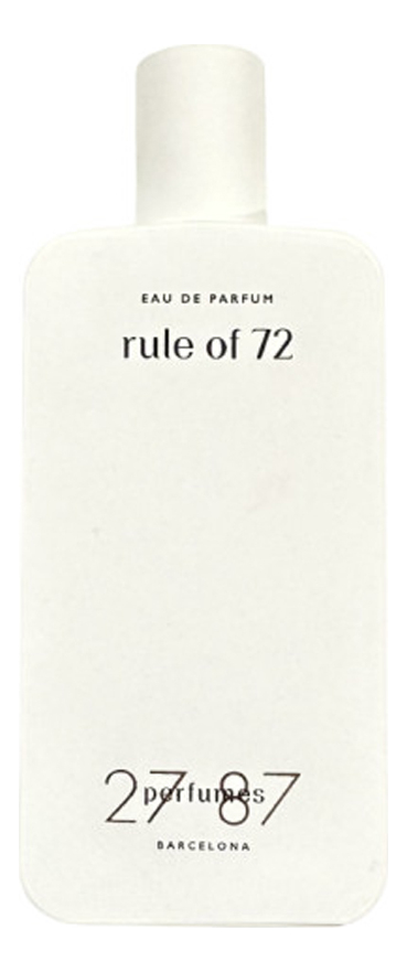 

Rule Of 72: парфюмерная вода 87мл, Rule Of 72