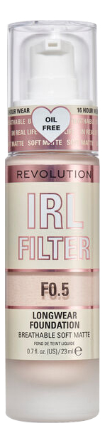 Тональная основа для лица IRL Filter Longwear Foundation 23мл: F0.5